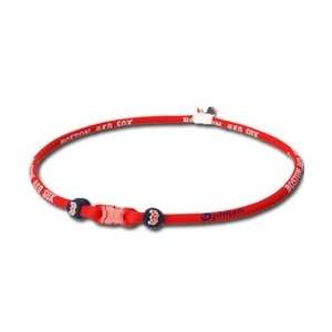  MLB X30 Boston Red Sox Titanium Necklace   Red: Sports 