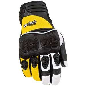   Mens Motorcycle Gloves Yellow XXXL 3XL 83 728 (Closeout): Automotive