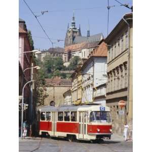  Tram in the Lesser Quarter, Prague, Czech Republic, Europe 