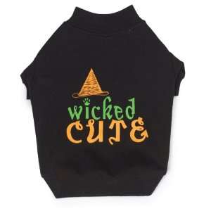   Polyester/Cotton Wicked Cute Dog Tee, X Large, Black: Pet Supplies