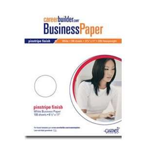  Pinstripe Business Resume Paper, White: Office Products
