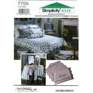 Simplicity 7755 Sewing Pattern Bedroom Decor Pillow Cover Laundry Bag 