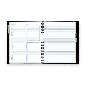   Products o   Daily Planner/Notebook, 7AM 8:30PM, 9 1/4x7 1/4, Black