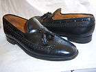 ROYAL TWEED MENS 8.5 SHOES BLACK WINGTIP LEATHER CHURCHS CHEANEY 
