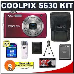   7x Optical Zoom + EN EL12 Battery + 4GB Card + Leather Case