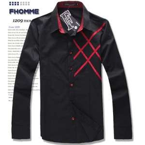 FASHION CASUAL LONG SLEEVE SLIM FIT SHIRT 1854  