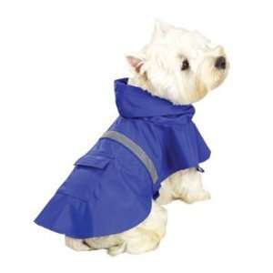   Dog Rain Jacket with Reflective Strip, X Small, Blue: Pet Supplies