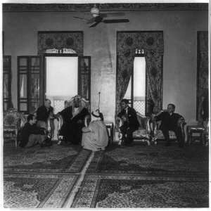  Abdul Aziz Bin Alsaud in his palace,Saudi Arabia,c1945 