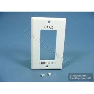   Unbreakable Decora GFCI PROTECTED Wallplate GFI Cover 80401 GFW