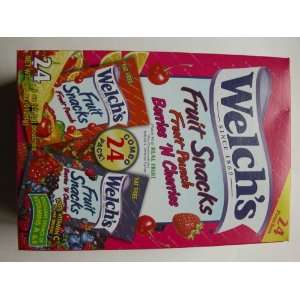 Welchs Fruit Snacks Fruit Punch, Berries N Cherries (24 count) 21.6 