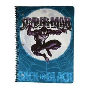 Marvel Spiderman Notebook   Spiral Bound   Spider Man 3   Black   Evil 