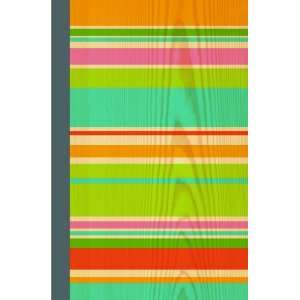   Stripes Blonde Quad Uno Journal, 5.375 x 8.25 x 1.125 Inches (118 85C