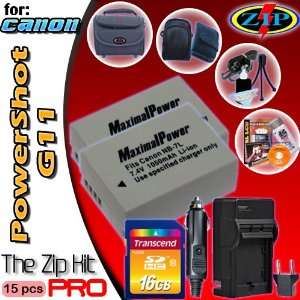  TheZipKit PRO for CANON G11, G12. Includes Transcend 16GB 