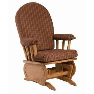  Newport Gliders 885 oak Oak Bow Back Back Glider Baby