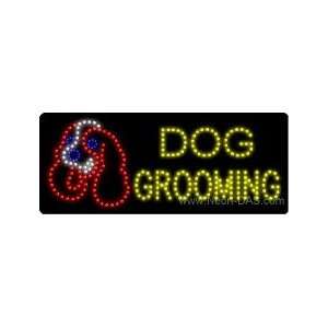 Dog Grooming LED Sign 11 x 27