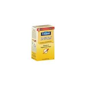  Enfamil D Vi Sol Vitamin D Supplement Drops, 1.67 oz (Pack 
