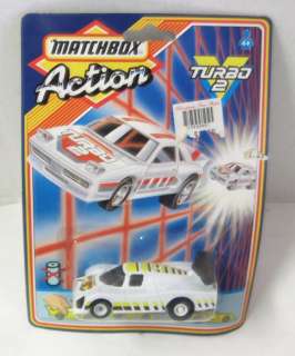 SEALED MATCHBOX ACTION DIECAST CAR TURBO 2 1987 #2  