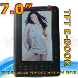   LCD TFT EBook EReader PDF  Music Video Player 4GB 