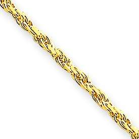 New 14K Gold 1mm Machine made 20 Chain Necklace  