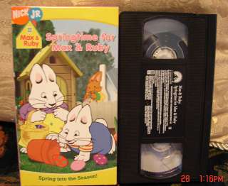   For Max & Ruby Vhs Video MINT COND FREE 1st CLASS SHIP Tracking INCL