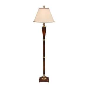  Wildwood Lamps 9320 Fluted 1 Light Floor Lamps in Wood And 