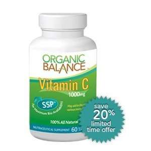  Organic Balance Vitamin C Supplement, 60 capsules, All 