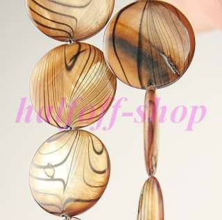  material shell bead 20x20 mm quantity 1 strand length 15 inches 