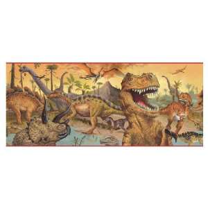  Sanitas Dinosaur World Wallpaper Border FB075103B: Home 