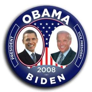   get one FREE Obama and Biden 2008 Flag Button   3 