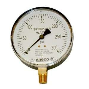 Fire Sprinkler Gauge 300# Gauge Water