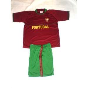  2010 SOUTH AFRICA WORLD CUP KIDS PORTUGAL SOCCER SET SIZES 