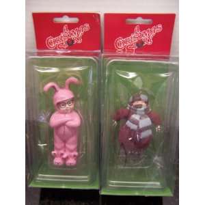  A CHRISTMAS STORY: Set of 2 Ornaments RALPHIE AND RANDY 