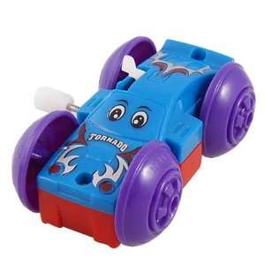   Kids Clockwork Wind up Plastic Mini Turn Over Car Toy Toys & Games