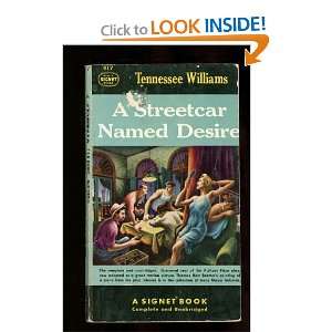  A Streetcar Named Desire Tennessee Williams Books