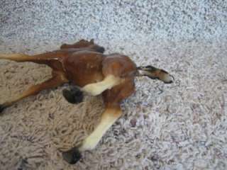   BREYER BROWN HORSES; MOLDED PLASTIC MARE AND FOAL, L@@K!!!  