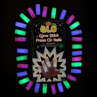 Glowstick False Nails Party Bag Rave Festival 2011 Glow  