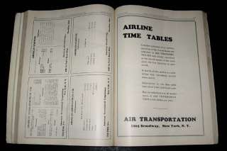 Air Transportation 1929 Aircraft Manufacturing Directory Airplane 