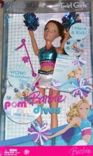 Barbie Summer Pom Pom Divas Twirl Cheerleader Doll  