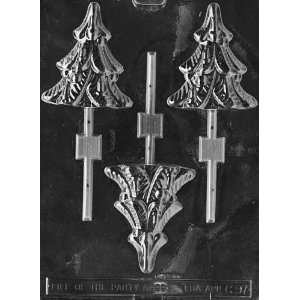  TREE LOLLY Christmas Candy Mold Chocolate: Home & Kitchen