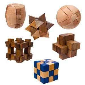  Wooden Puzzles by Toysmith Toys & Games