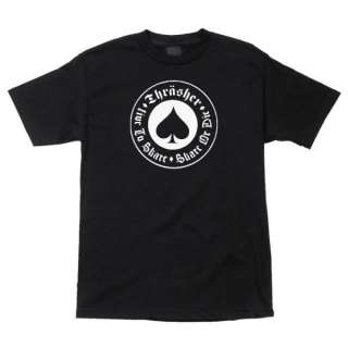 Thrasher Magazine OATH SPADE Skateboard Shirt BLACK XL  