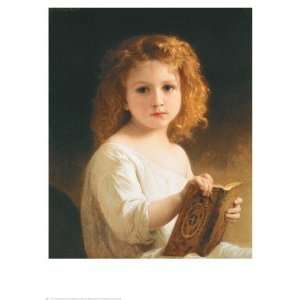  Story Book   Poster by William Adolphe Bouguereau (24 x 30 