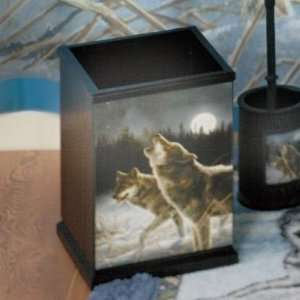  Howling Wolf Wastebasket