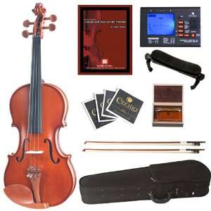   Bows, Shoulder Rest, Extra Sets Strings & Lesson Book in Size 1/4