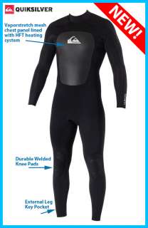 Quiksilver Syncro Wetsuit for Men   NEW HYDROSHIELD  