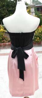 NWT SPEECHLESS Pink / Black Prom Party Evening Dress 7  