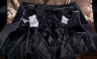 Alfani Macys blazer jacket 48R Black gray cotton EUC  