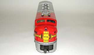 Lionel Postwar 2343 Santa Fe F3 Diesel Engine Locomotive Powered A 