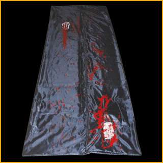 Dead Body Bag Bloody w/ Hand Foot Decoration Prop Crime  