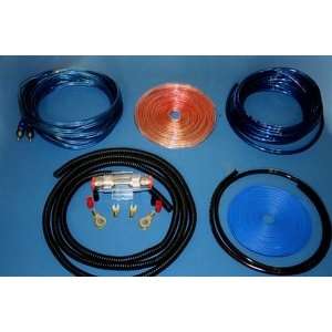  IMC Audio 8 Gauge Power Wire Amp Kit 500 Watt Blue: Car 